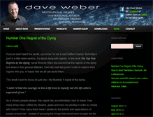 Tablet Screenshot of blog.daveweber.com